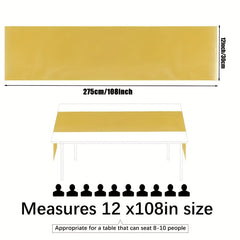10 Pack Satin Table Runner 30 48x274 32 Cm Long Silk Smooth Fabric Wedding Banqu