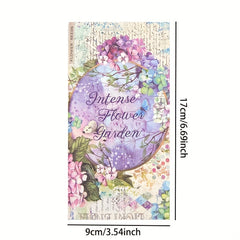 36 Sheets Vintage Flower Scrapbook Paper Stationery Supplies For DIY Craft