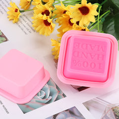 DIY Soap Silicone Mold 100 Square - Homemade Soap Craft Resin Chocolate
