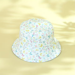 Colorful Butterfly Bucket Hat Reversible Fisherman Cap Women Sun Shade Beach Sun