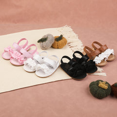 Breathable Open Toe Sandals for Baby Girls Lightweight Anti Slip Sandals