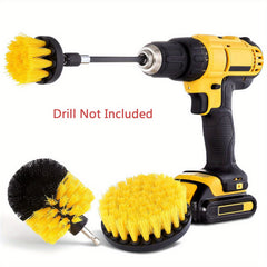 4pcs Drill Brush Attachment Set Power Scrubber Brush Cleaning Kit