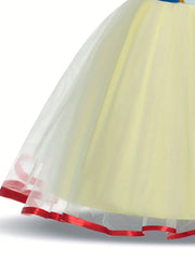 Girl Mesh Puffy Princess Dress Cosplay Costume