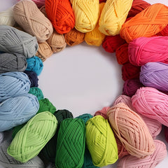 2pcs 100g Cloth Strips Elastic Fabric for DIY Knitting