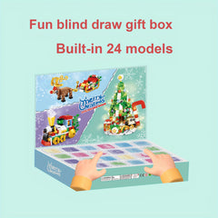 Christmas Advent Calendar Building Block Set - Educational Jigsaw