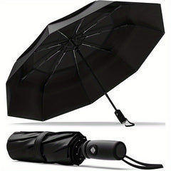Portable Mini Umbrella 10 Ribs Double layer Windproof Sun Protection Umbrella