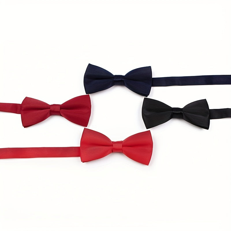 Men's Business Solid Bow Tie Wedding Banquet