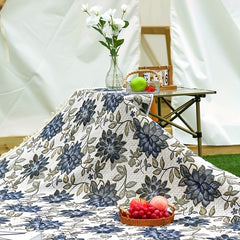 Peony Pattern Flower Camping Picnic Mat Durable Blanket For Outdoor
