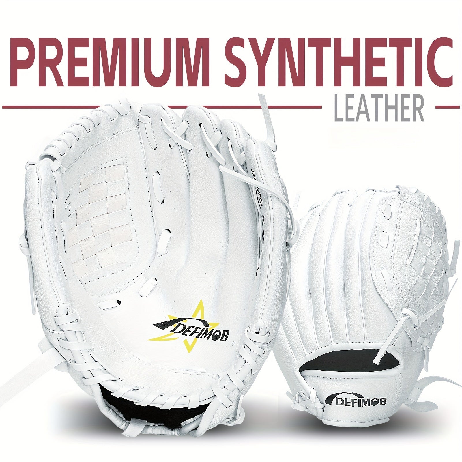 Indoor & Outdoor Baseball Gloves Softball Gloves For Beginners