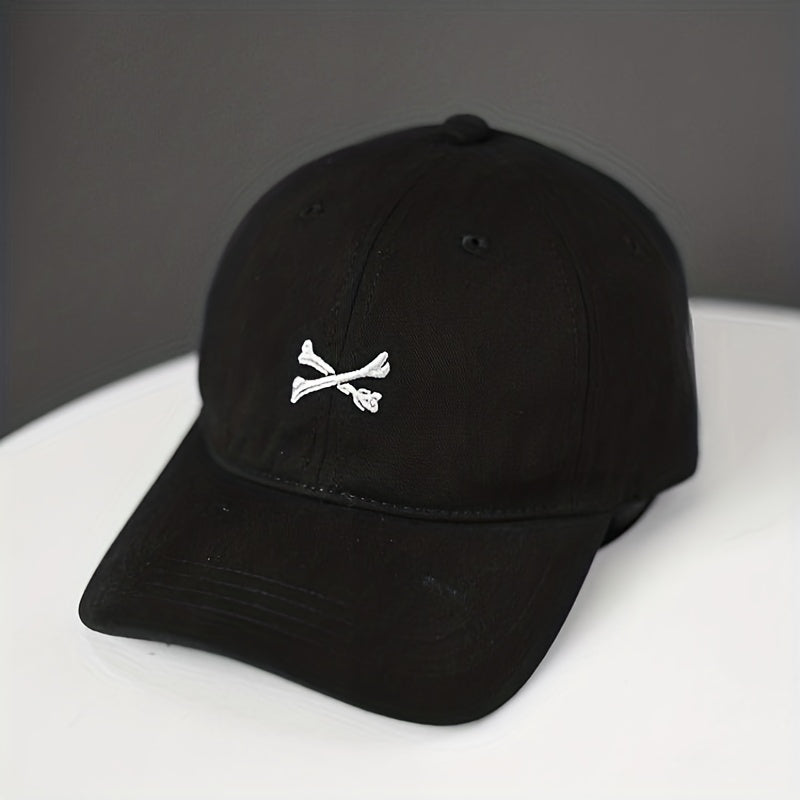 Bone Fork Embroidery Baseball Cap