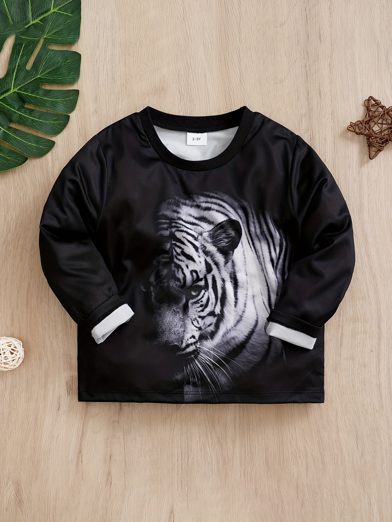 Kids Dinosaur Print Long Sleeve T-shirt