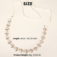 Bridal Rhinestone Wedding Belts - Clear Crystal Sash Belt