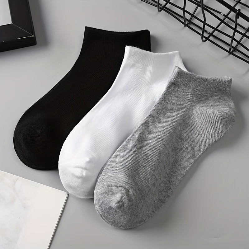 3 Pairs Ankle Socks Soft Lightweight All match Sports Socks Women's Stockings