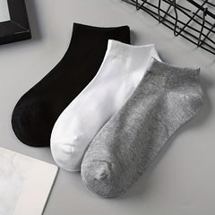 3 Pairs Ankle Socks Soft Lightweight All match Sports Socks Women's Stockings