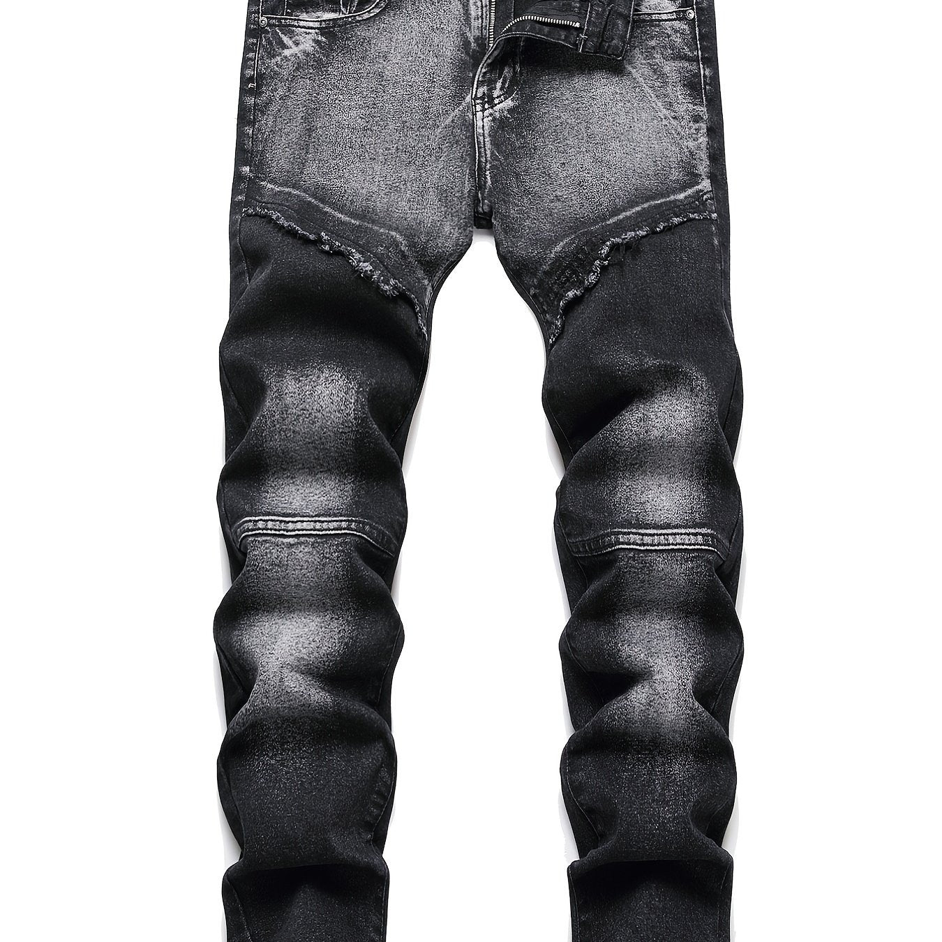 Men's Street Style Stretch Denim Pants for Spring Summer