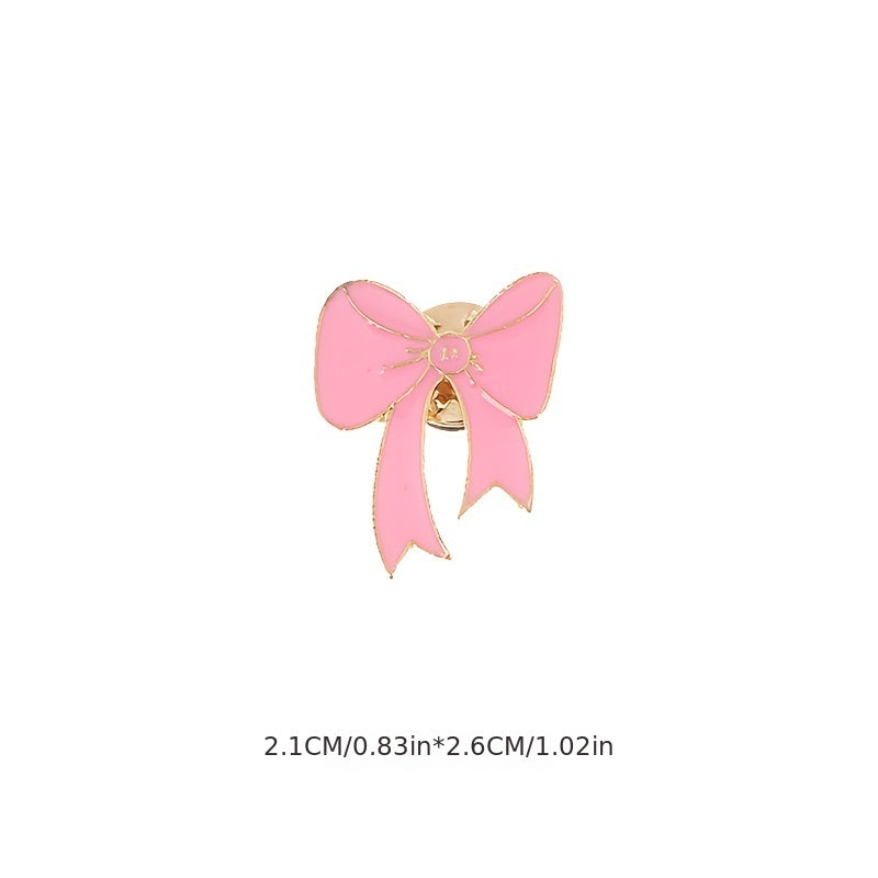 Girls Cartoon Bow Pin Decorative Accessories For Scarf Sweater