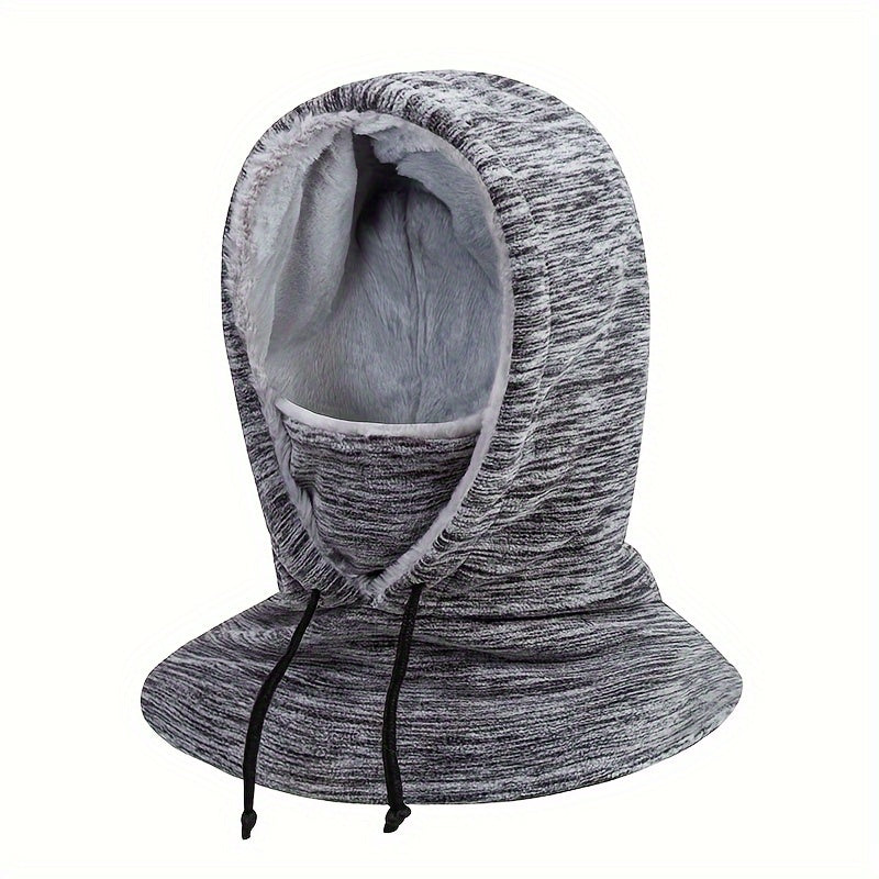 Winter Warm Hat With Face Cover - Outdoor Coldproof Windproof Ski Hat