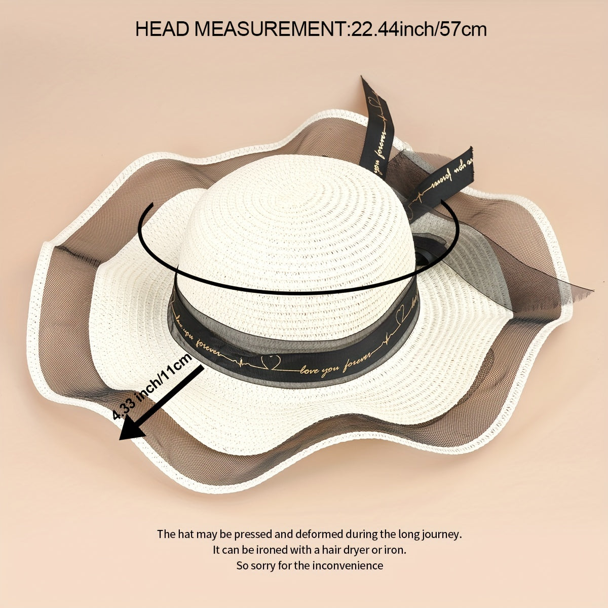 Large Brim Sun Hat Mesh Hat for Men and Women