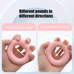 Silicone Grip Ring 4-27KG Hand Muscle Exercise Finger Strength Training