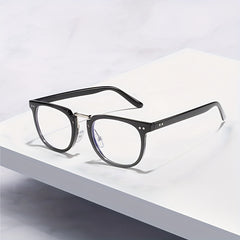 Men's Anti Light Reading Glasses Business Casual Eyeglasses