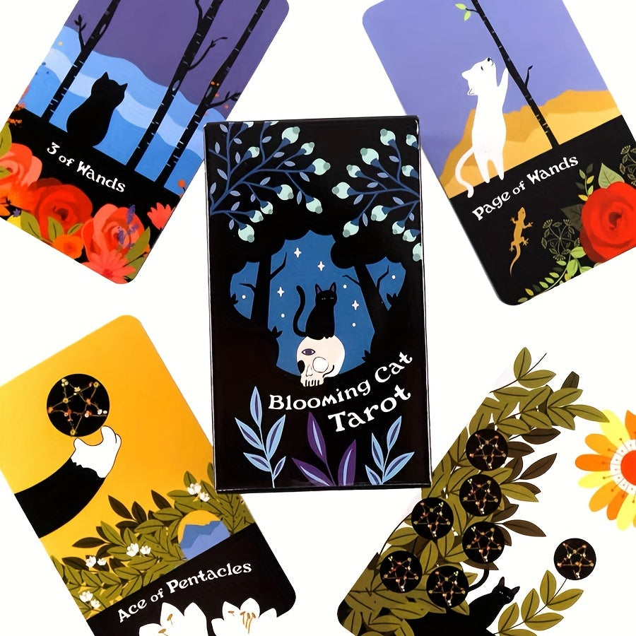 The Blooming Cat Tarot Family Gathering Board Game