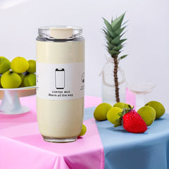 320ml Stainless Steel Coffee Cup Double Layer Insulated Water Bottle