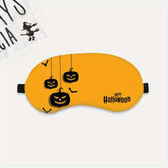 Halloween Cartoon Eye Mask for Home Trip Office Plane Use