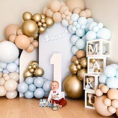 68pcs Golden Balloons Garland Arch Kit 12-72 cm Sizes