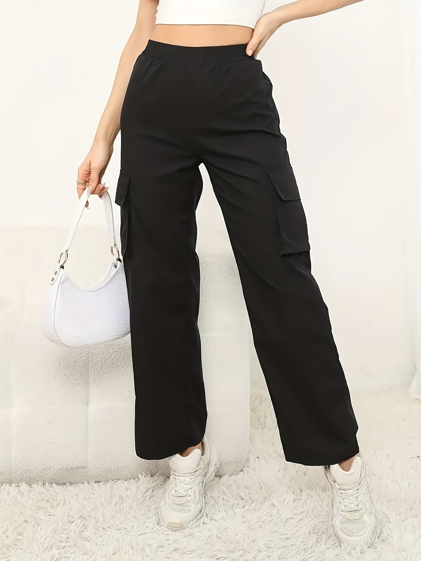 Grunge Cargo Pants with Pockets