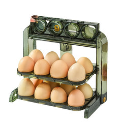 3 Tier Egg Storage Rack Refrigerator Side Door Holder