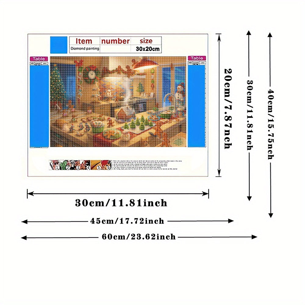 Christmas Diamond Painting Kit for Adults Festive Holiday Craft Set