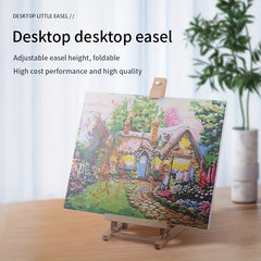 Beech Wood Small Easel Sketch Frame Desktop Display Frame