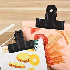 10pcs Large Iron Clip Ticket Clip Office Stationery Clip