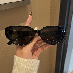 Cat Eye Sunglasses Retro Rivet UV400 Sun Shades