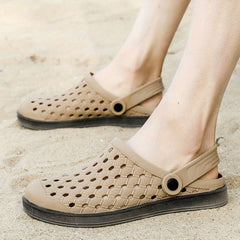 Men's Lightweight Comfy Clogs Hollow Out Garden Shoes