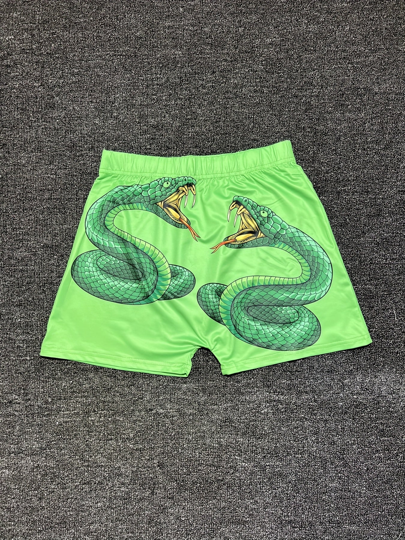 Snakes Print Skinny Shorts Yoga Casual Summer Women's Clothing