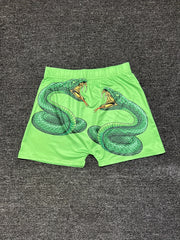 Snakes Print Skinny Shorts Yoga Casual Summer Women's Clothing