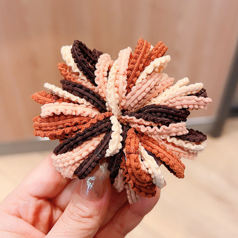 50pcs Children's Head Rope High Elastic Candy Hair Ring