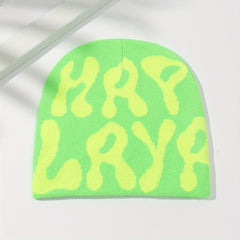Y2K Hip Hop Candy Knitted Beanie Hat