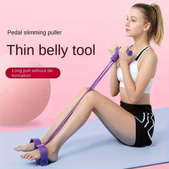 Fitness Resistance Bands Yoga TPE Pedal Puller Sit up Exercise