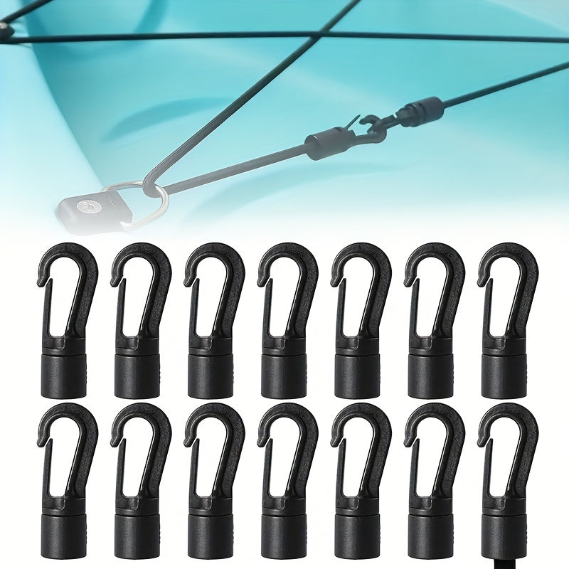 Bungee Shock Cord Hook 10-20pcs Rope Terminal Ends S Open E