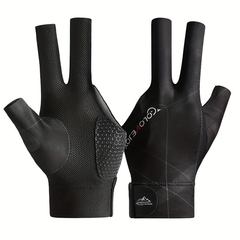 Competition Ready Billiard Gloves Lightweight Breathable Non Slip