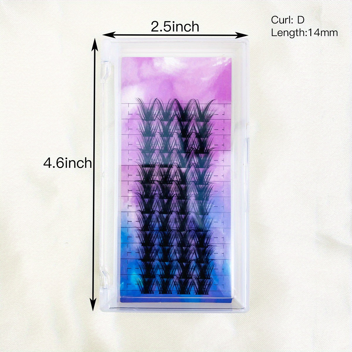 D Curl Volume Lash Clusters DIY Eyelash Extensions 100 Wispy Lashes Cluster
