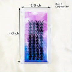 D Curl Volume Lash Clusters DIY Eyelash Extensions 100 Wispy Lashes Cluster
