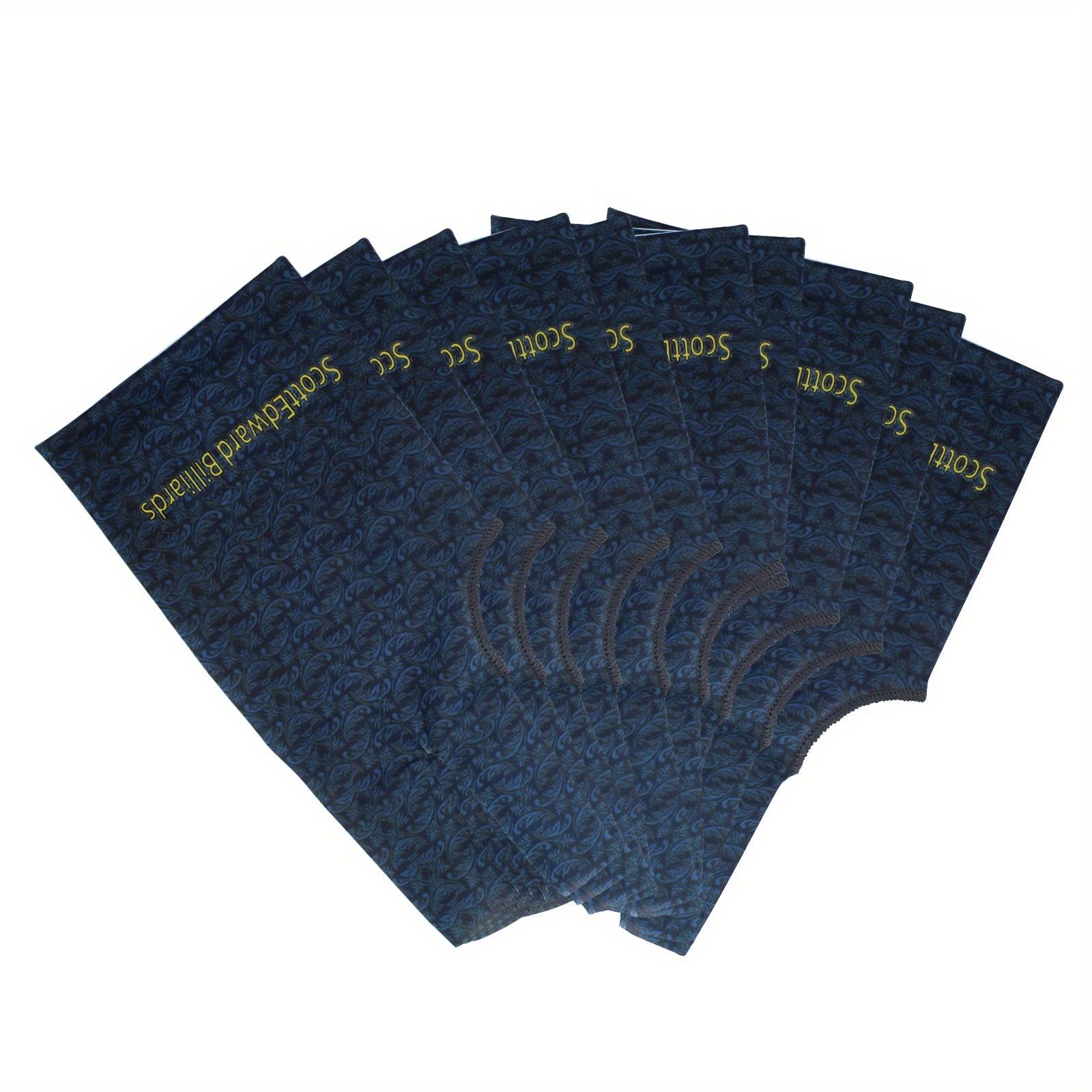 10pcs Printed Billiards Left Hand Gloves For Men Women