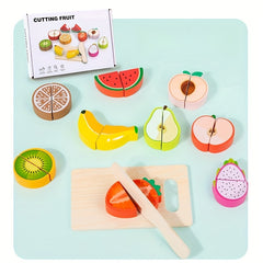 Wooden Pretend Play Food Toy Set for Kids