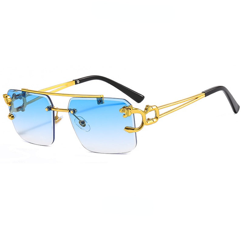 ENSARJOE Men's Square Rimless Glasses