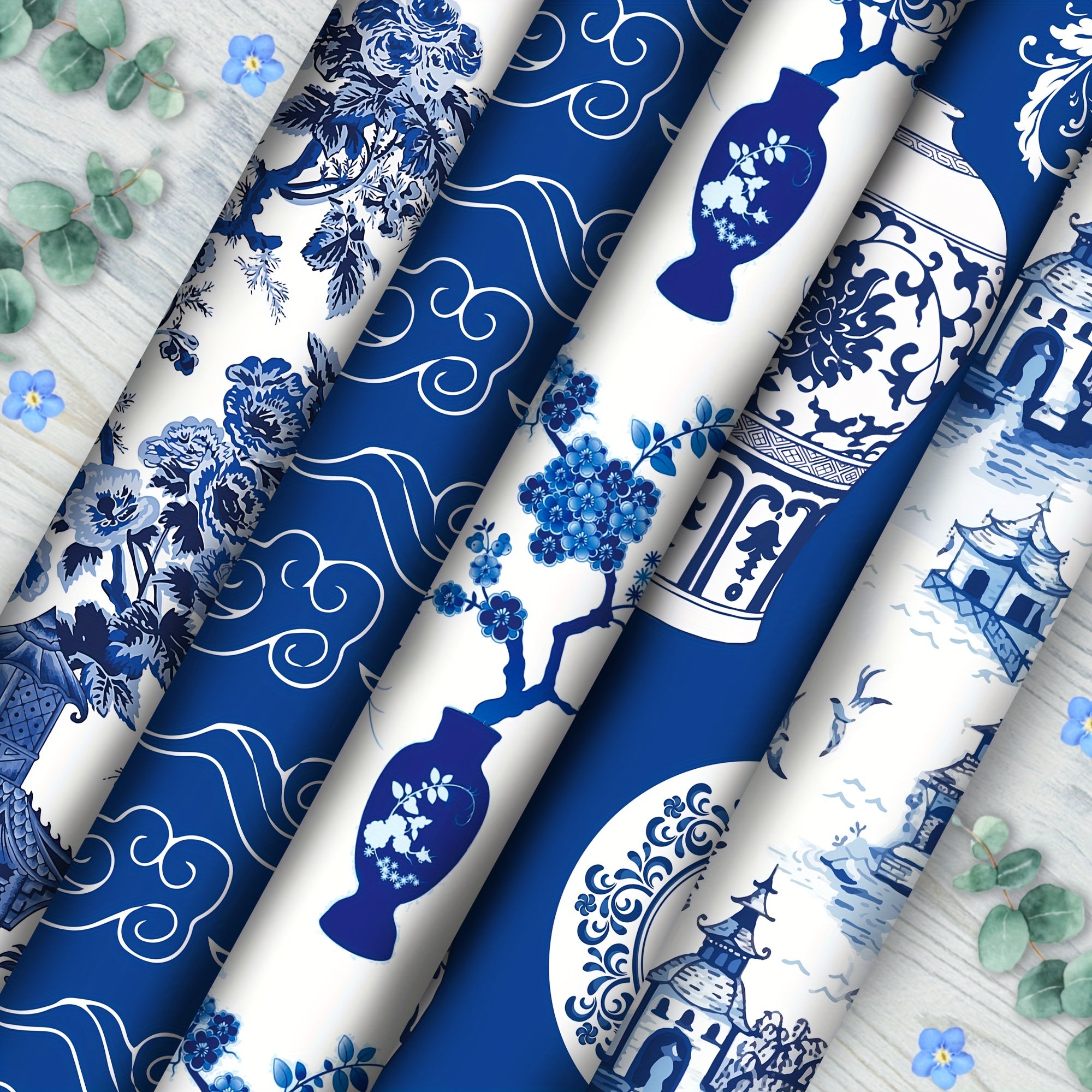 Chinoiserie Pattern Paper Scrapbook Specialty Paper Collection