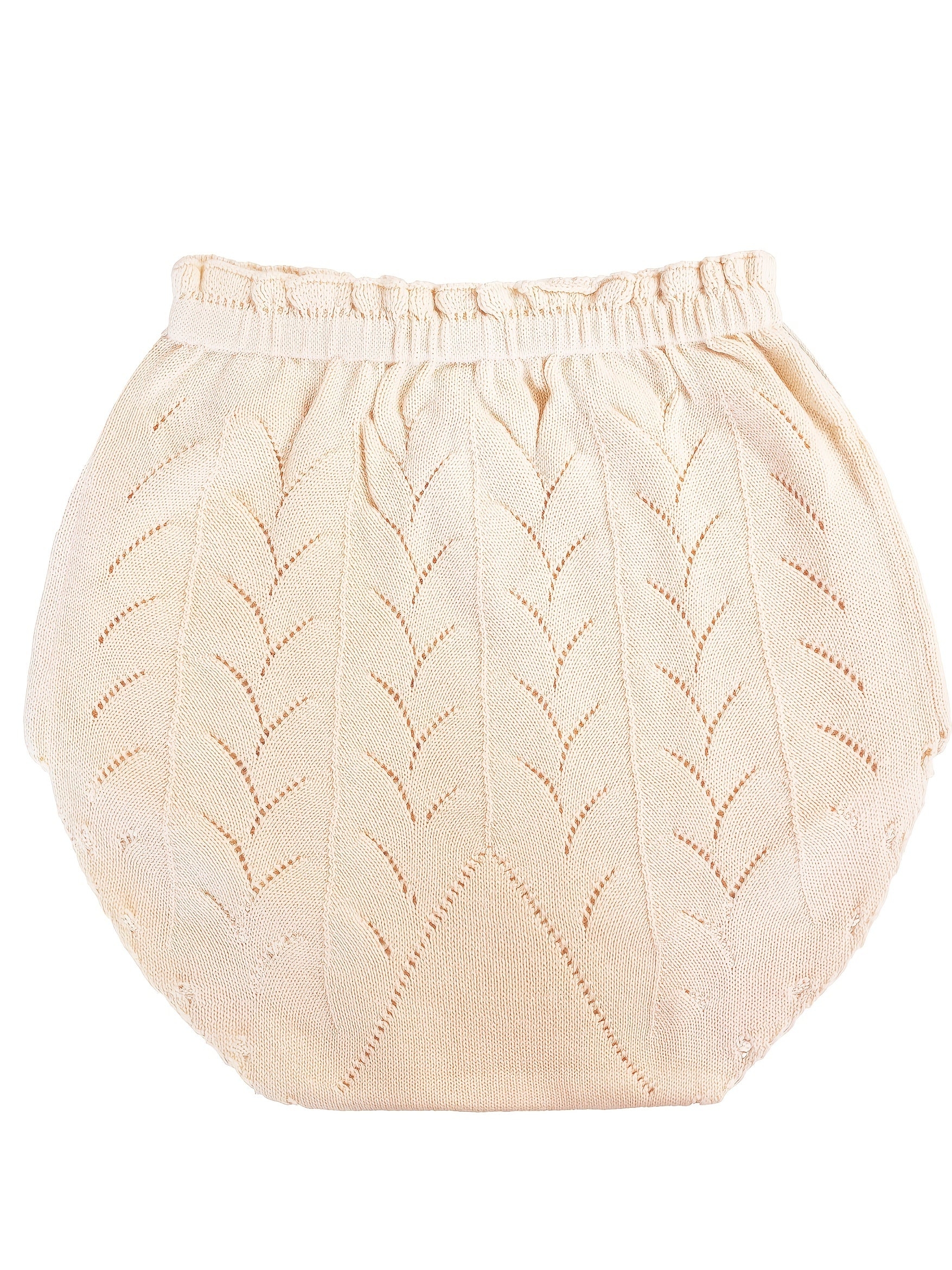 Baby Girls Knit Ruffled Cotton Panties for Spring and Autumn