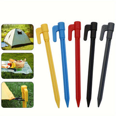 20PCS Plastic Tent Pegs Nail Camping Stakes Windproof Beach Mat Nails